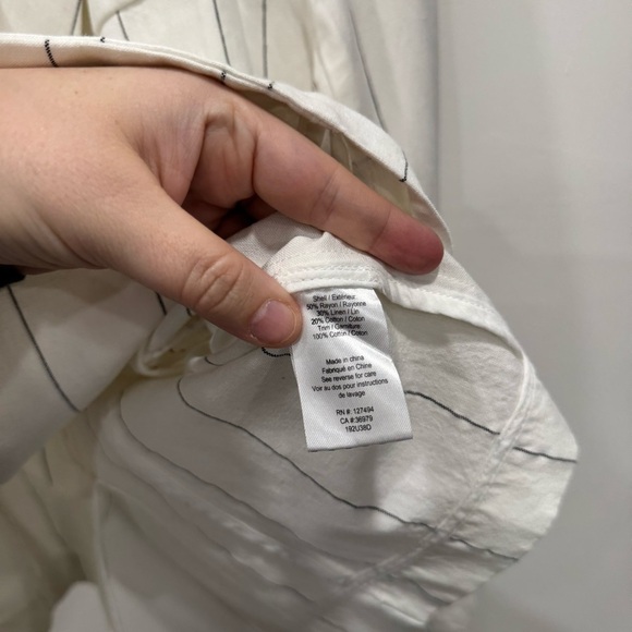 Heartloom Jax Blazer Linen Cotton Blend Double Breasted Small - Picture 4 of 6